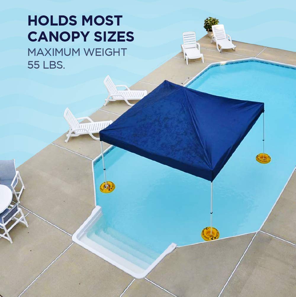 Water Shade Canopy Float Kit — Durable Shade on Water for Pools