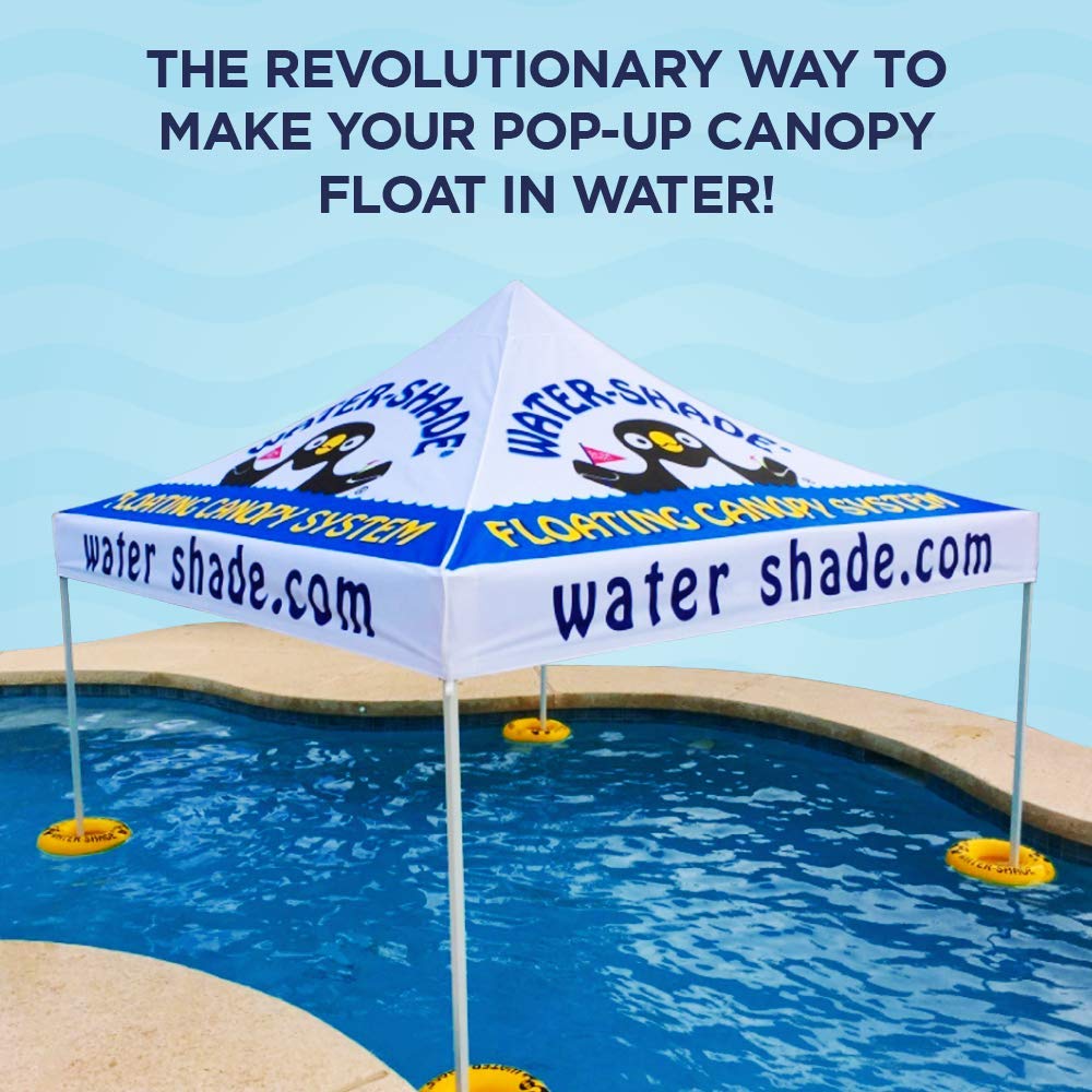 Water Shade Canopy Float Kit — Durable Shade on Water for Pools