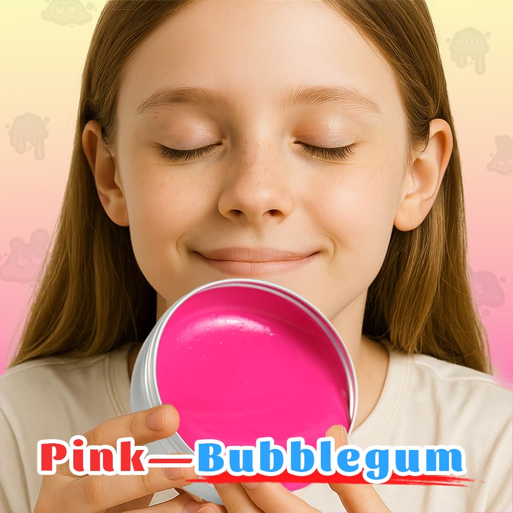WATERELF Play Putty Slime - Pink Neon Fidget Toy for Kids & Adults