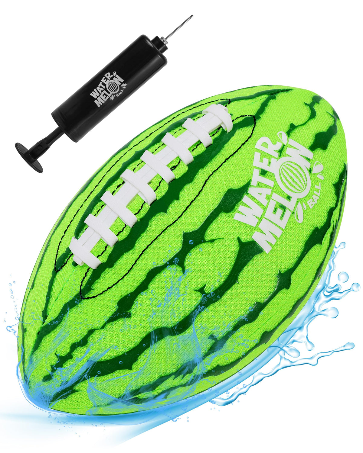 Watermelon Ball Pool & Beach Football (9 Inch) – Durable Waterproof Ball with Strong Grip
