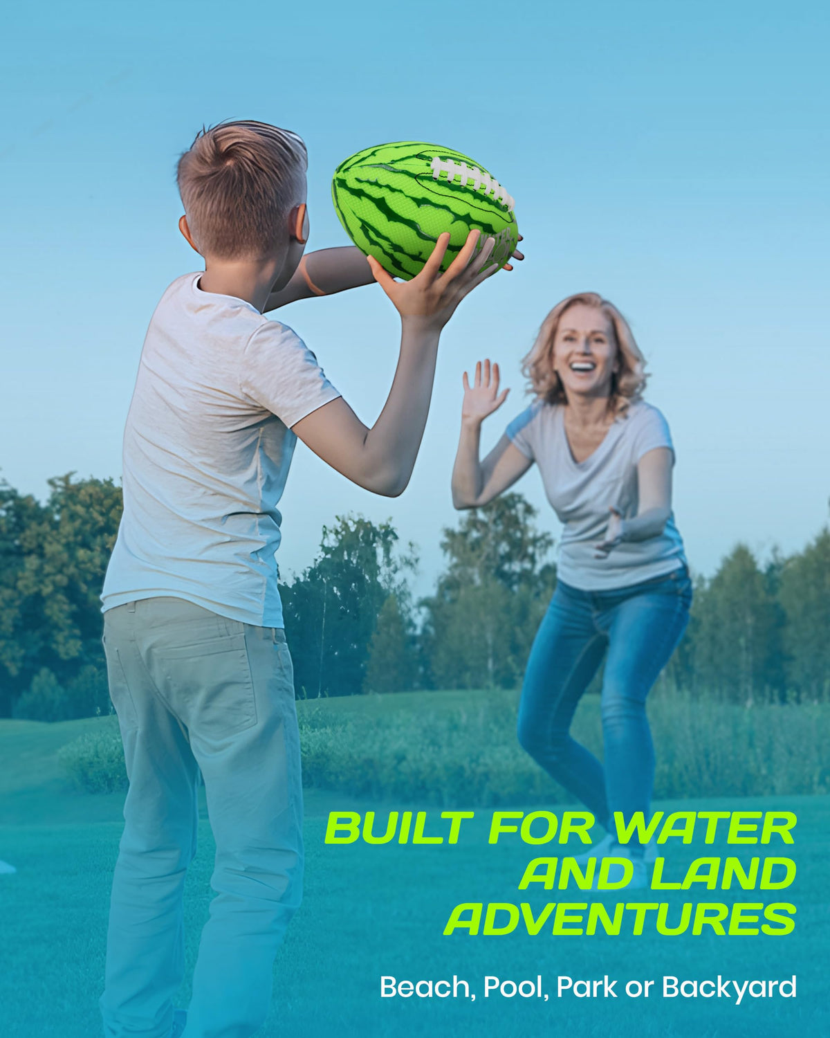 Watermelon Ball Pool & Beach Football (9 Inch) – Durable Waterproof Ball with Strong Grip