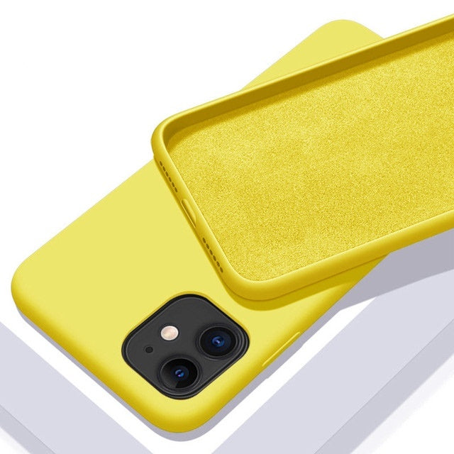 Waterproof Solid Colour Iphone Temperament Case