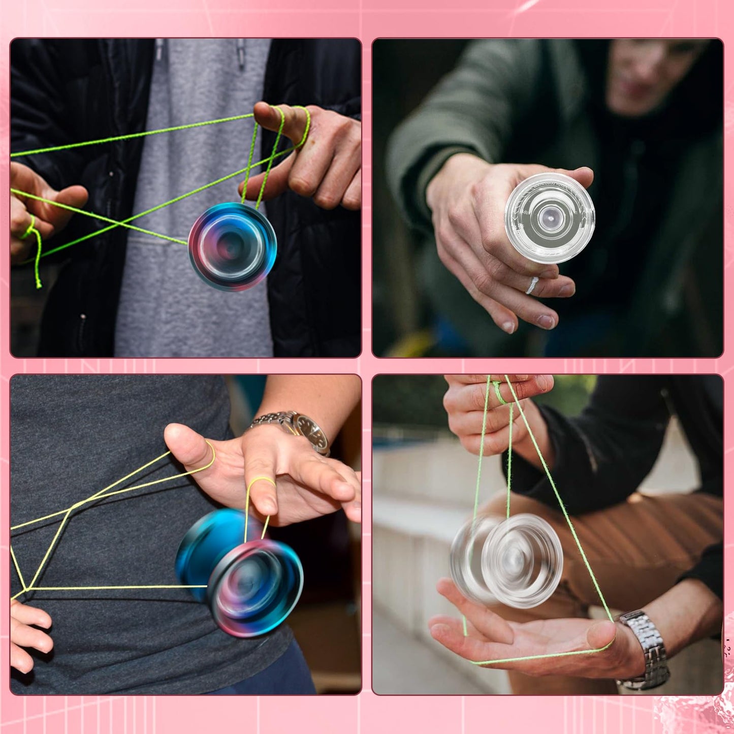 WATIEOBOOYOYO P02+M18 YoYo Perfect Set – Dual-Mode Reactive & Non-Reactive, Beginner to Pro