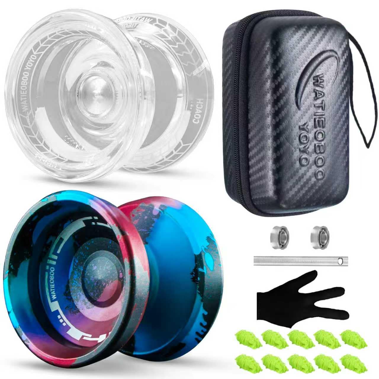 WATIEOBOOYOYO P02+M18 YoYo Perfect Set – Dual-Mode Reactive & Non-Reactive, Beginner to Pro