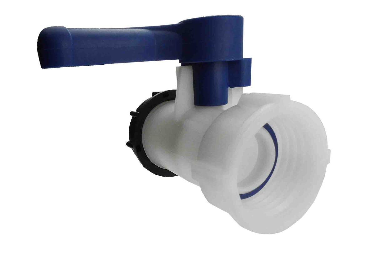 IBC 2" S60X6 Thread Valve with Solid Cap