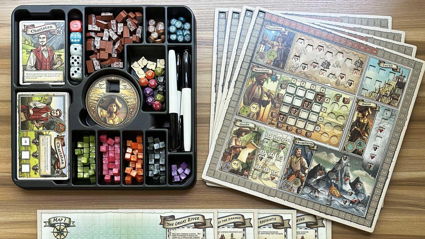 Wayfarer Games - A Wayfarer's Tale: Strategic Map-Based Board Game for 1–4