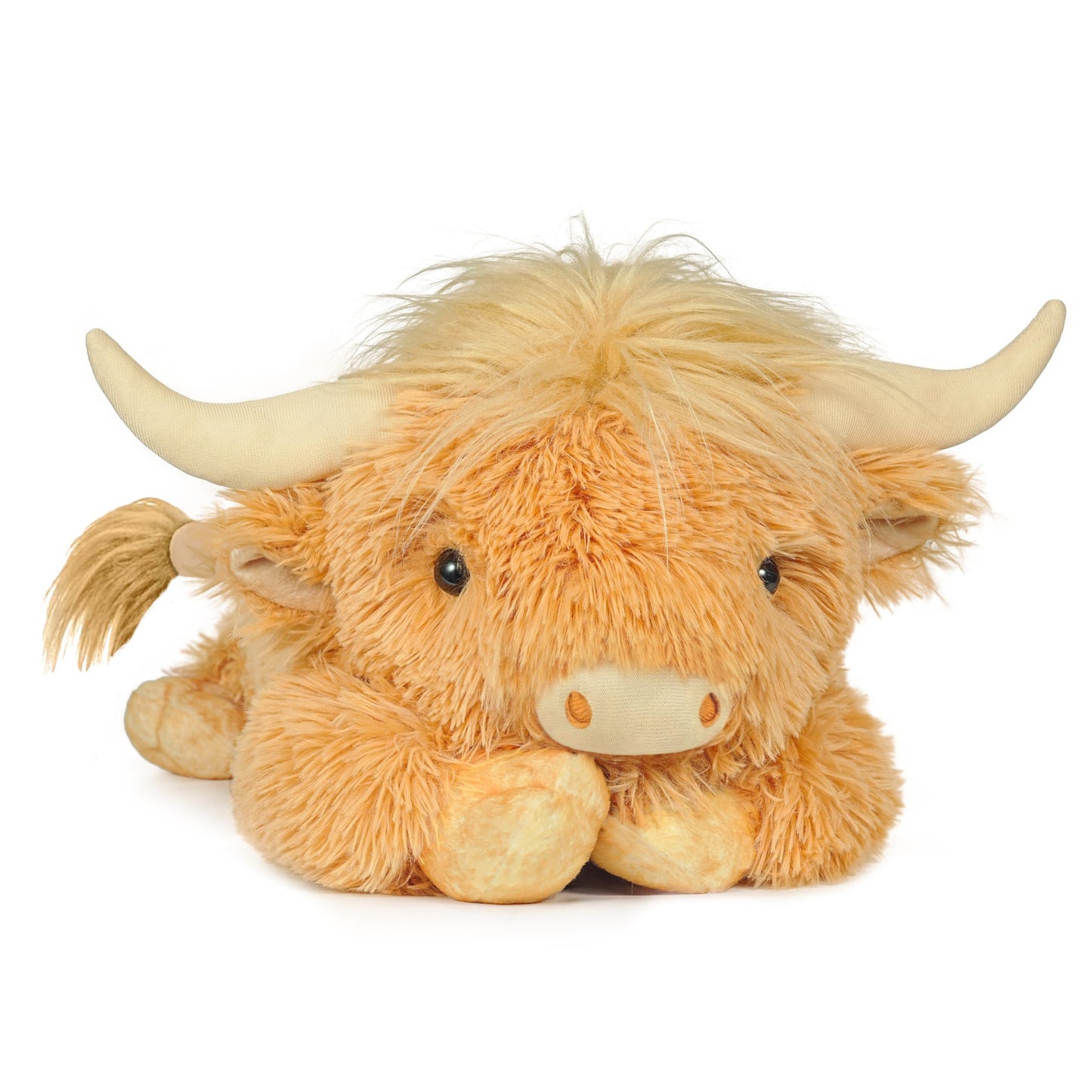 WDXDSOB Weighted Highland Cow Plush – 21.6 Inch, 4.2 Lb Cuddle Toy for Kids & Adults