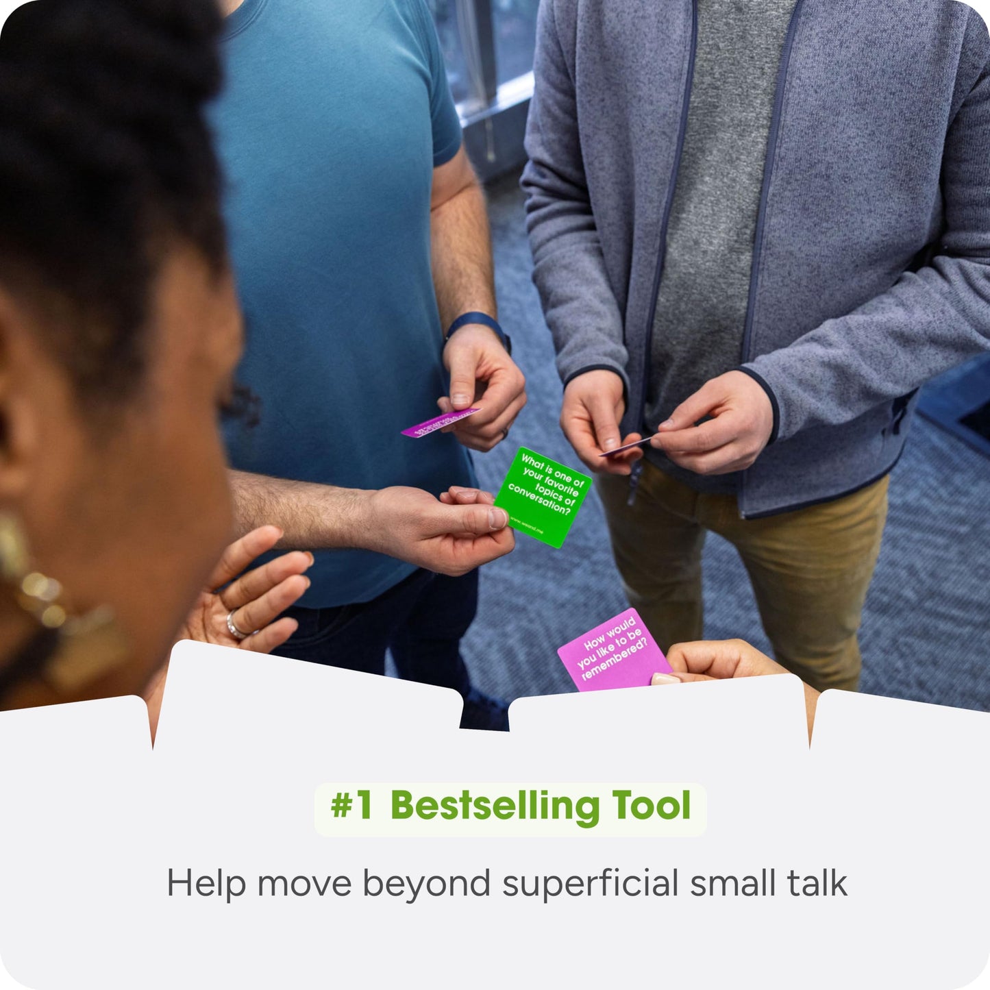 We! Connect Cards - Conversation Cards for Trust & Connection | Office Games, Ice Breakers & Team Building