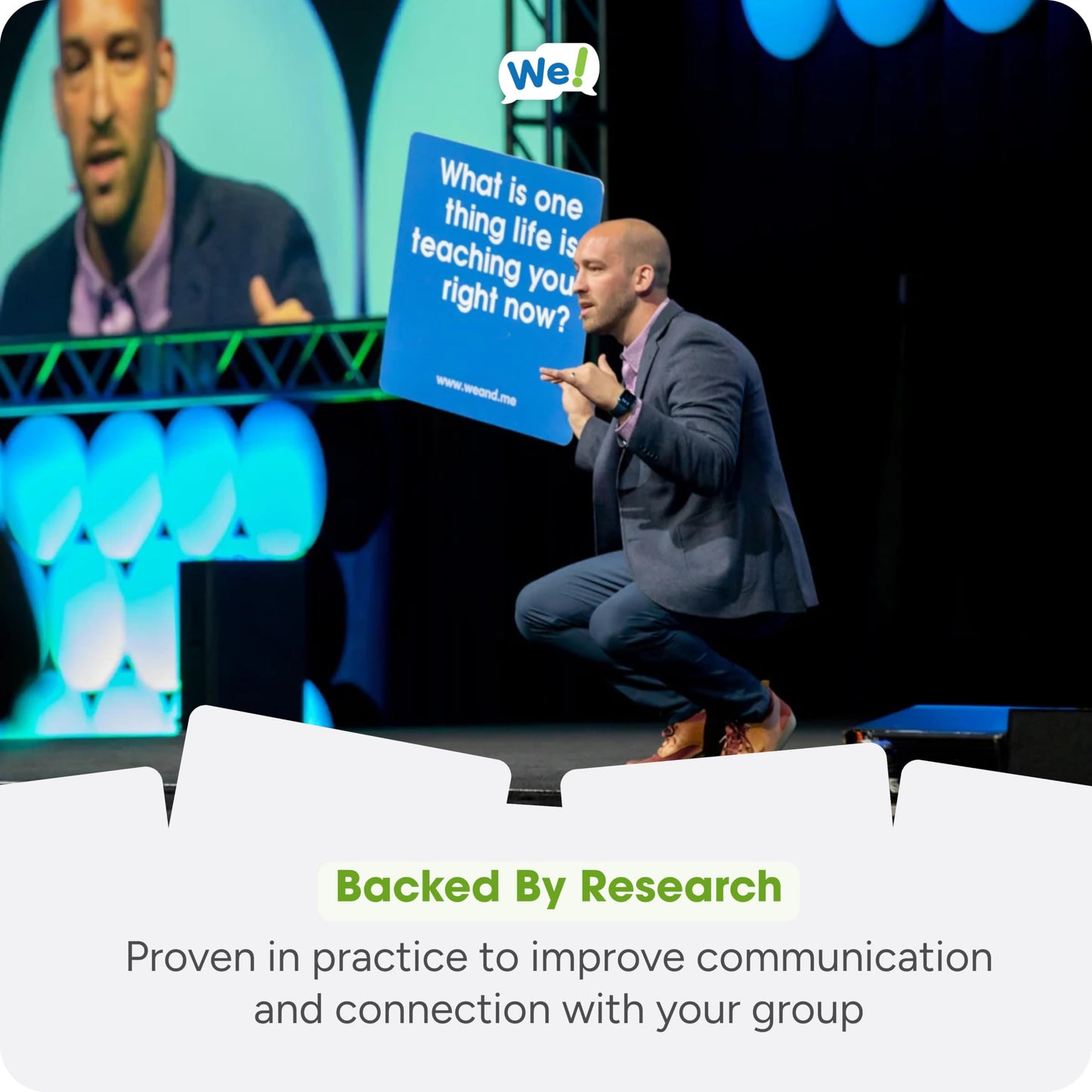 We! Connect Cards - Conversation Cards for Trust & Connection | Office Games, Ice Breakers & Team Building