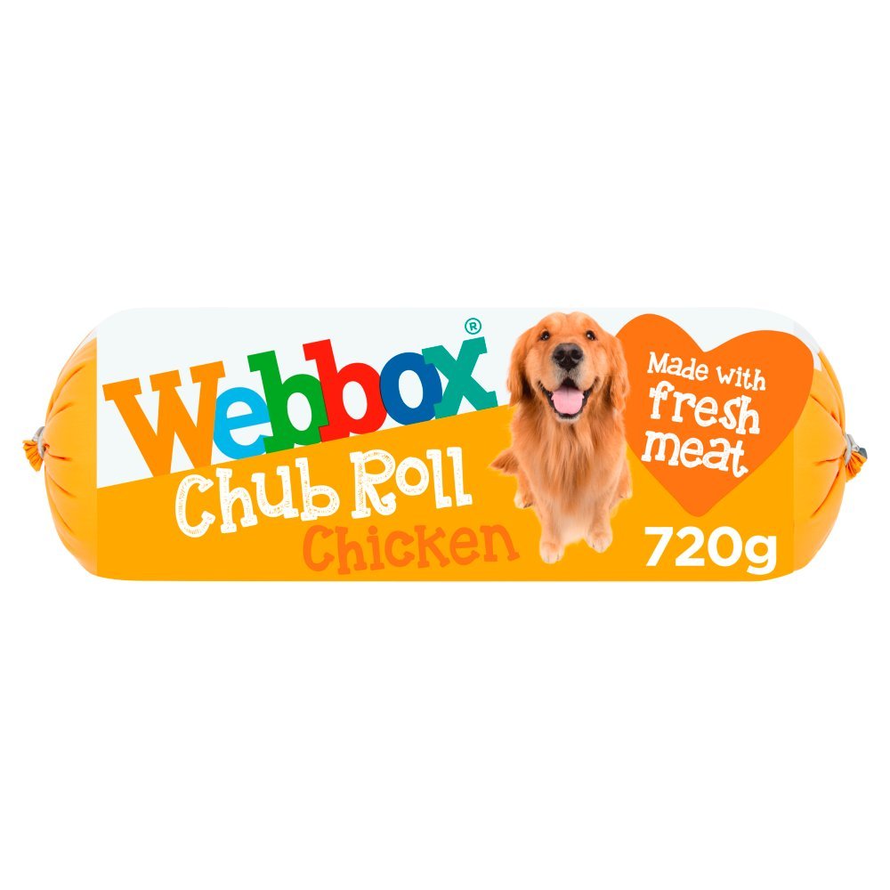 Webbox Chub Roll Chicken Flavour 1-7 Years 720g (Case of 15)