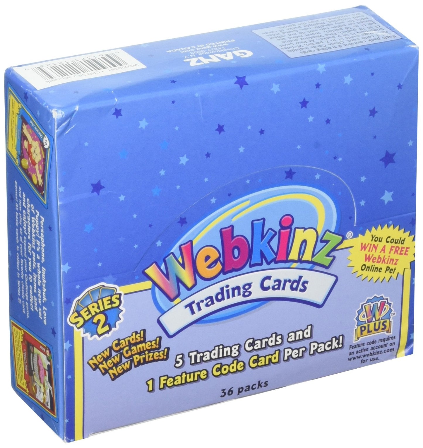 Webkinz Trading Cards Series 2 Sealed Box – 36 Packs | Ganz