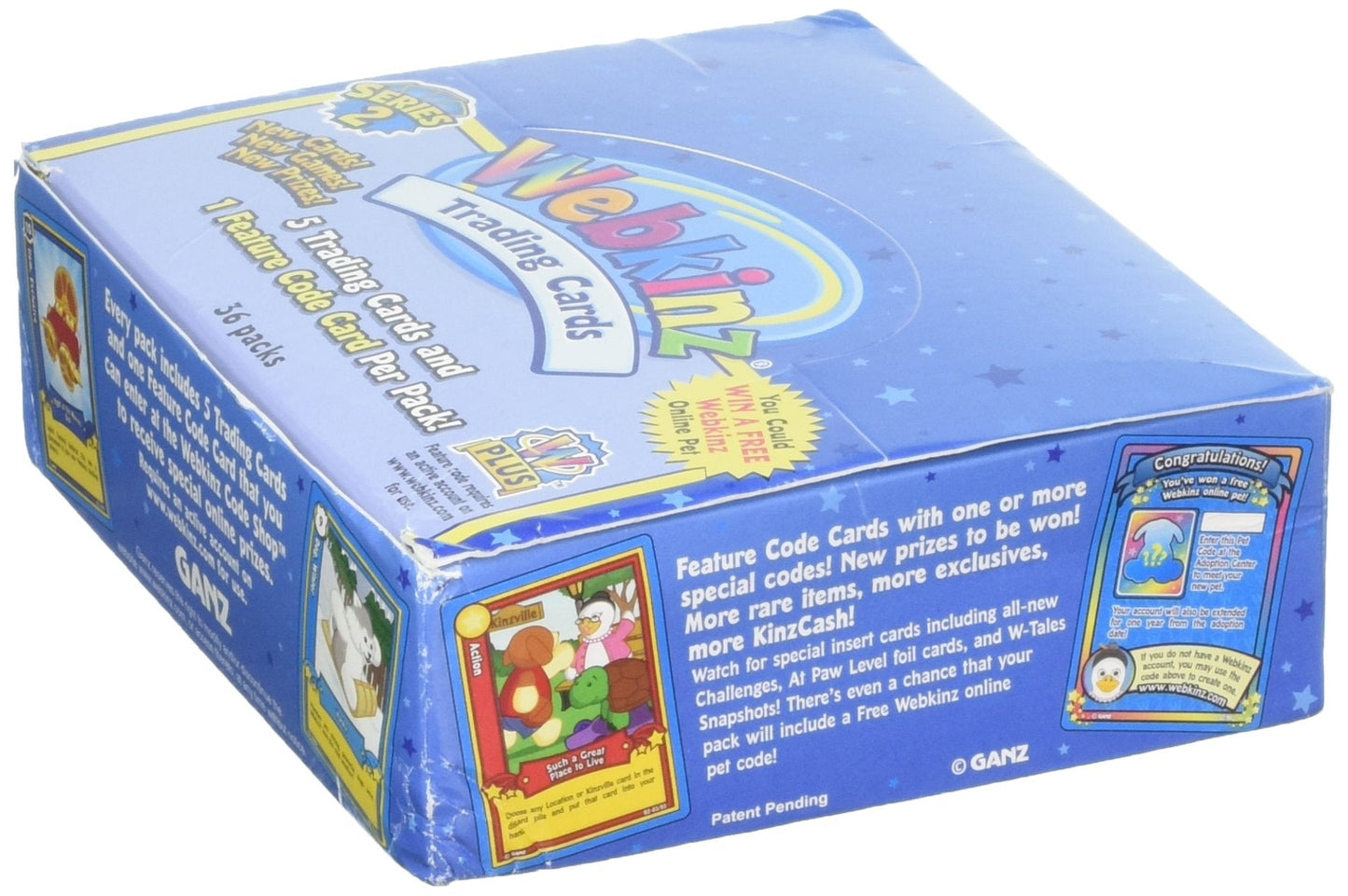 Webkinz Trading Cards Series 2 Sealed Box – 36 Packs | Ganz