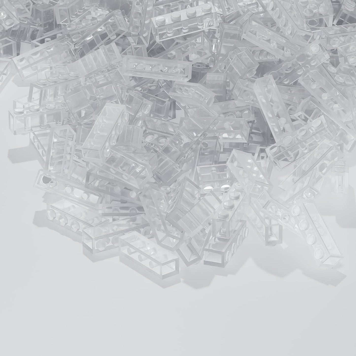WEBRICK 300 Pcs Classic Building Bricks – Transparent & LEGO-Compatible