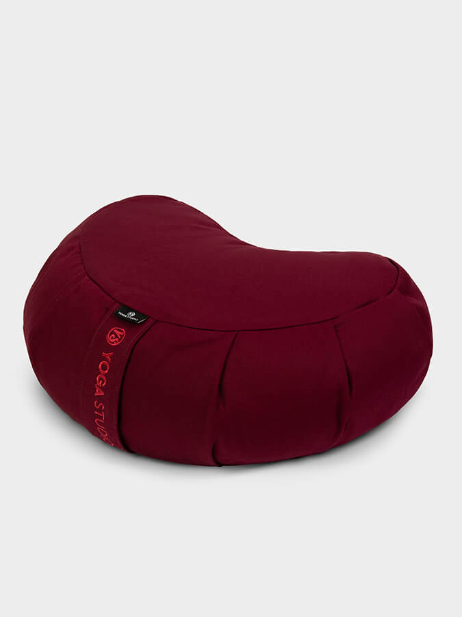Yoga Studio European Organic Buckwheat Zafu Crescent Cushion