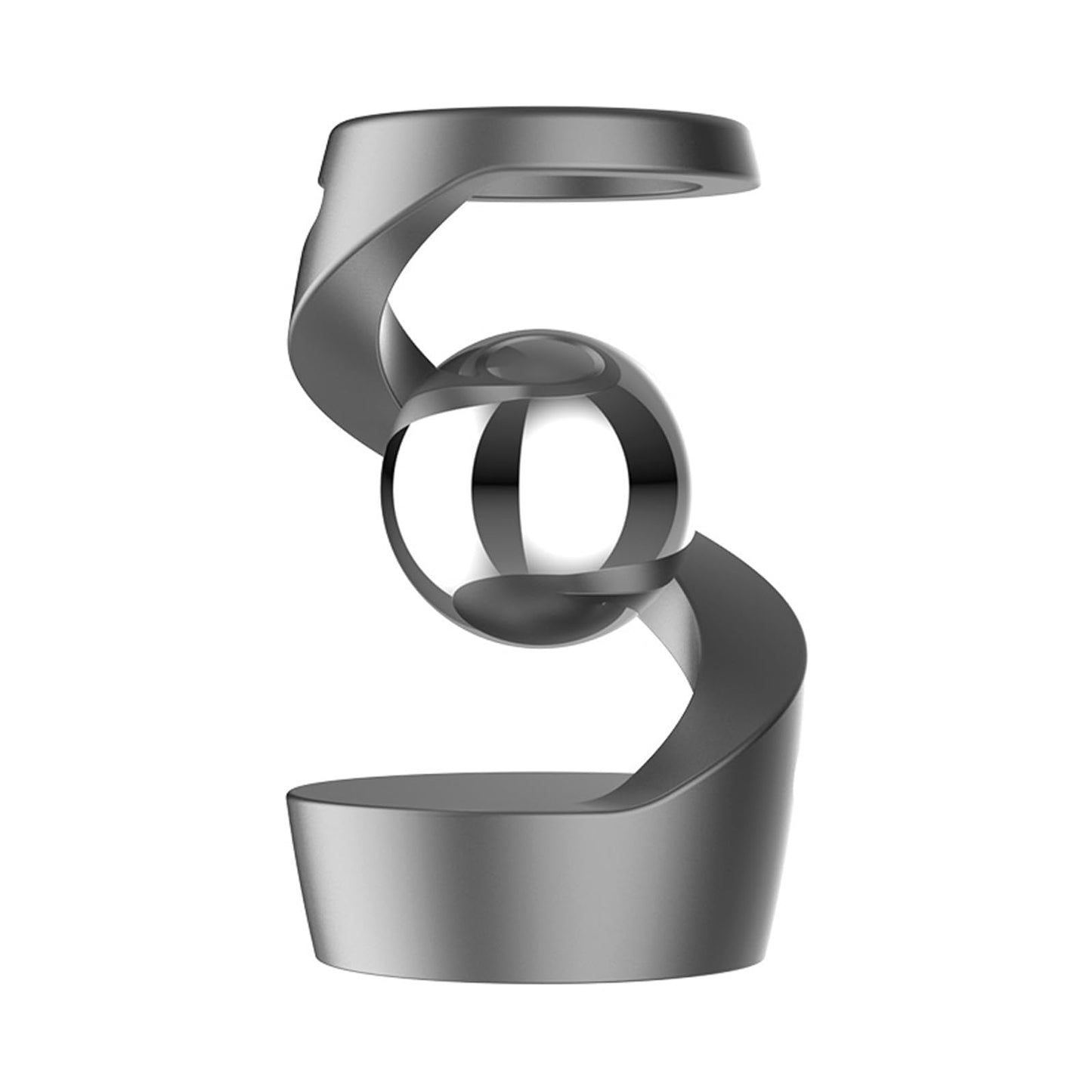 Wecsv Fidget Spinners — Gravity-Defying Kinetic Desk Toy (Gray-Silver Ball)