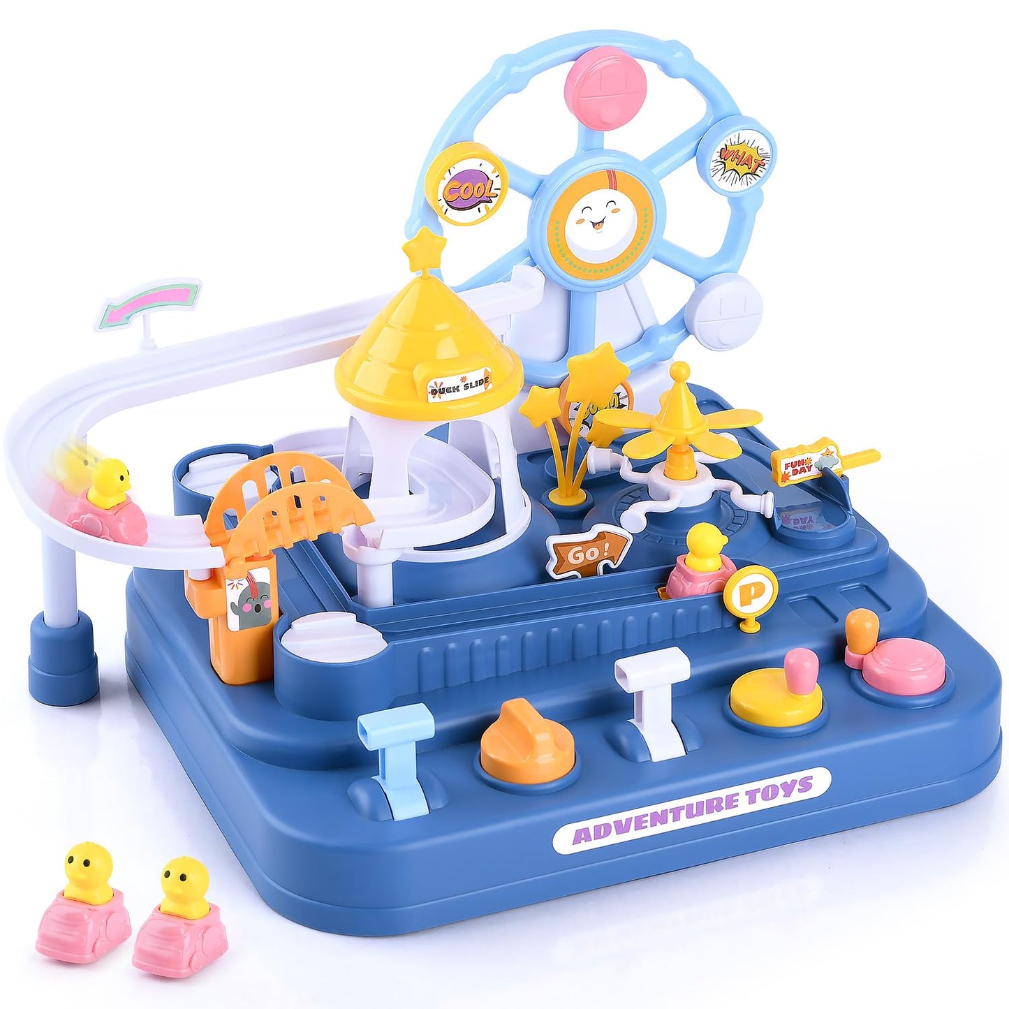 WeeHomm Magnetic Car Race Track for Toddlers (3+) – STEM & Montessori Toy