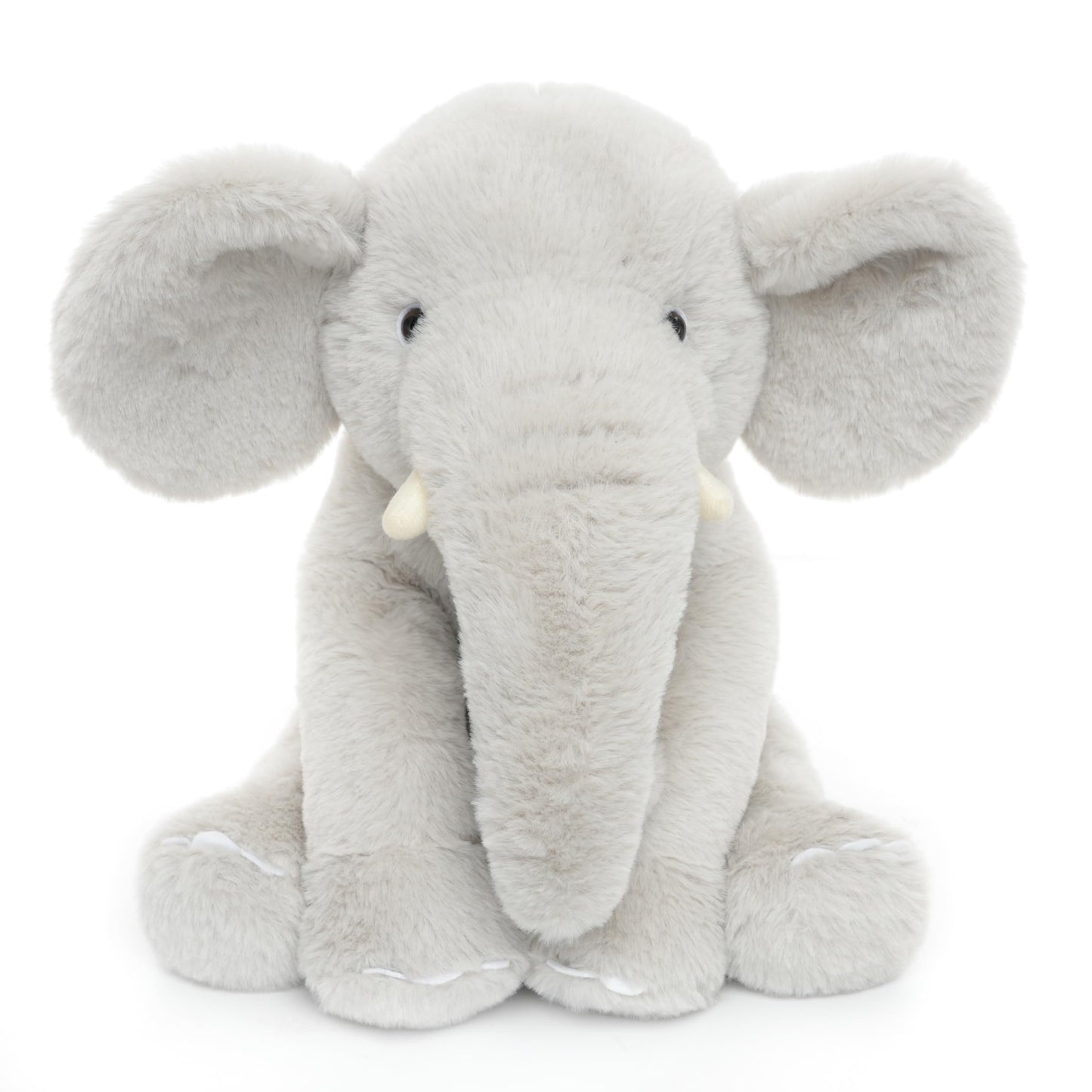 WEIGEDU 13-Inch Gray Elephant Plush Toy | Soft Cuddle Elephant for Kids, Baby Showers, and Gifts