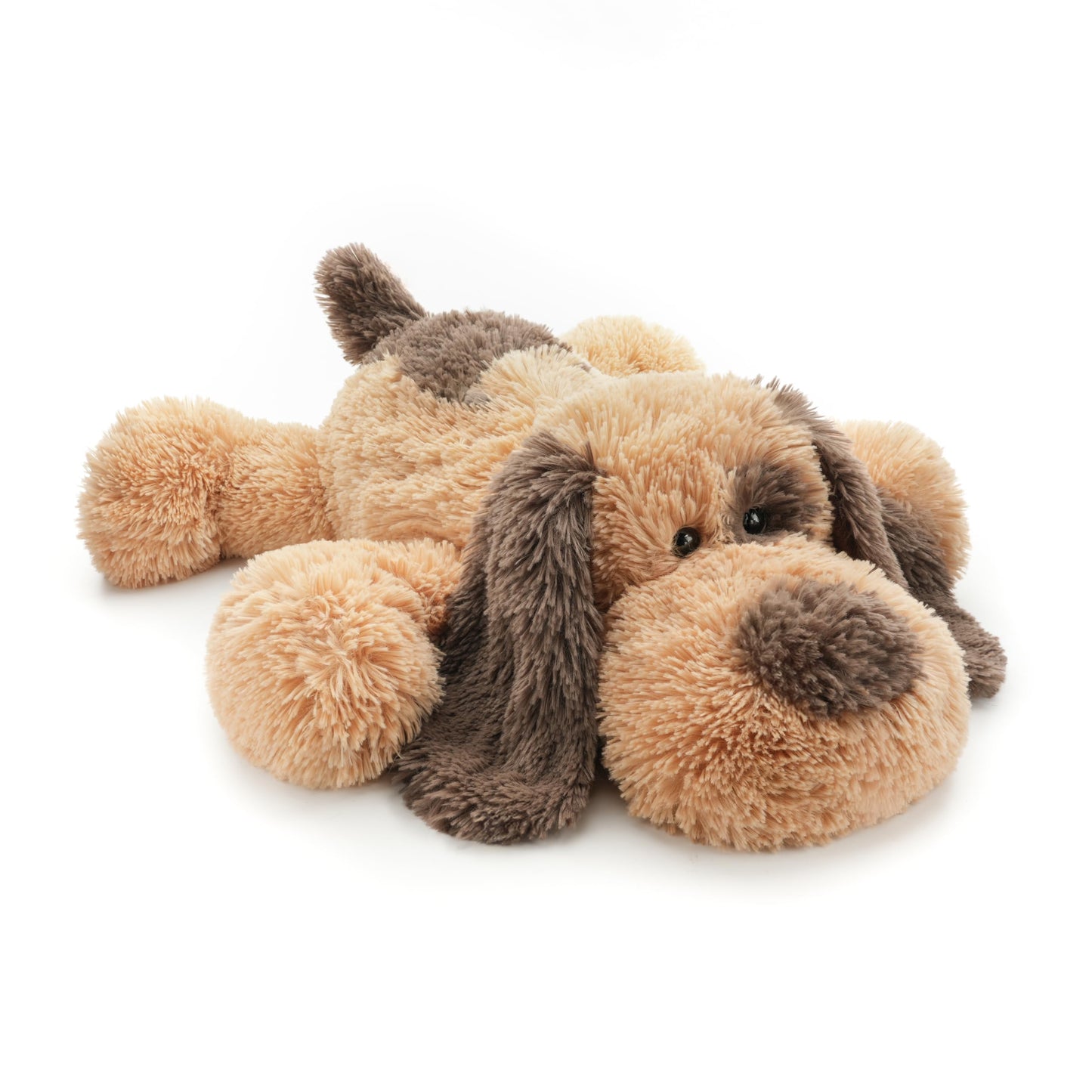 WEIGEDU Floppy Stuffed Dog Plush Toy - 20-Inch Brown Beagle/Lab Puppy