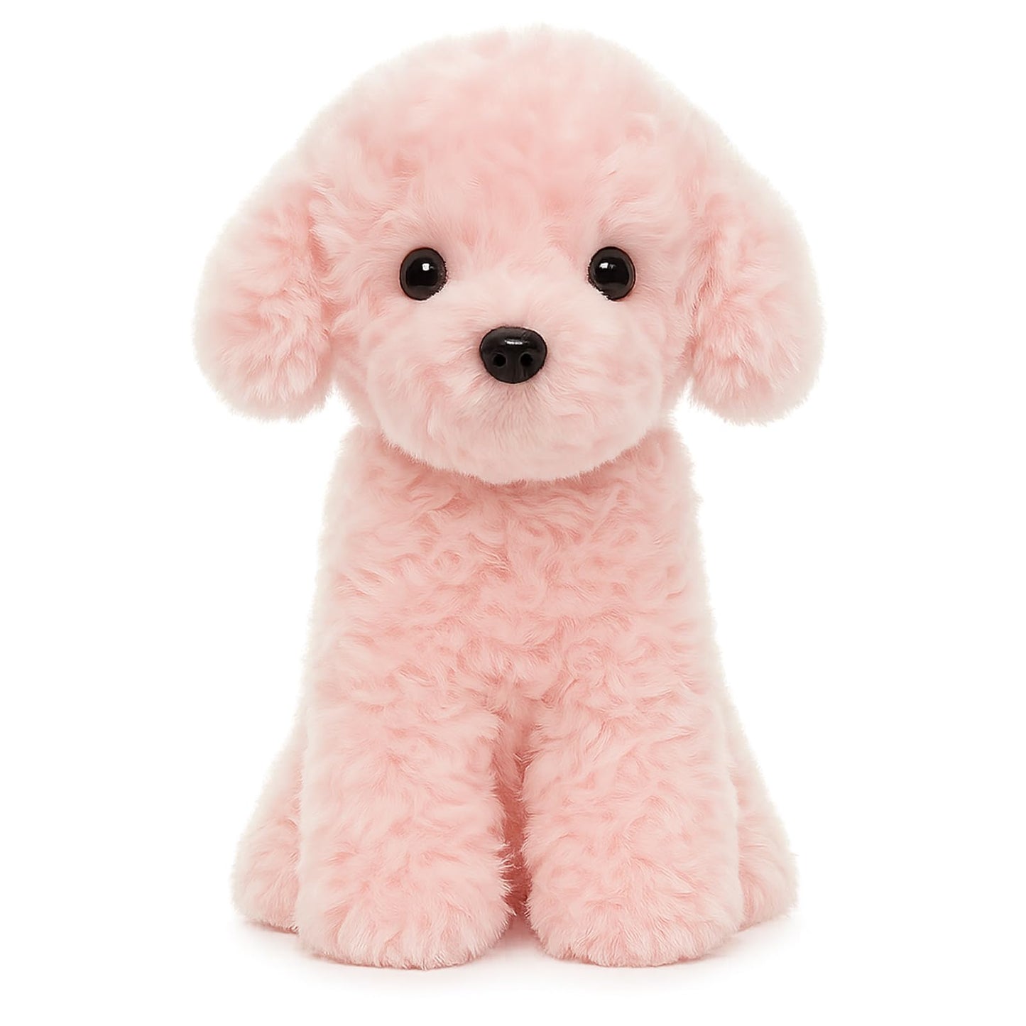 WEIGEDU Pink Puppy Plush — 12.6-Inch Soft Toy Dog for Girls & Kids