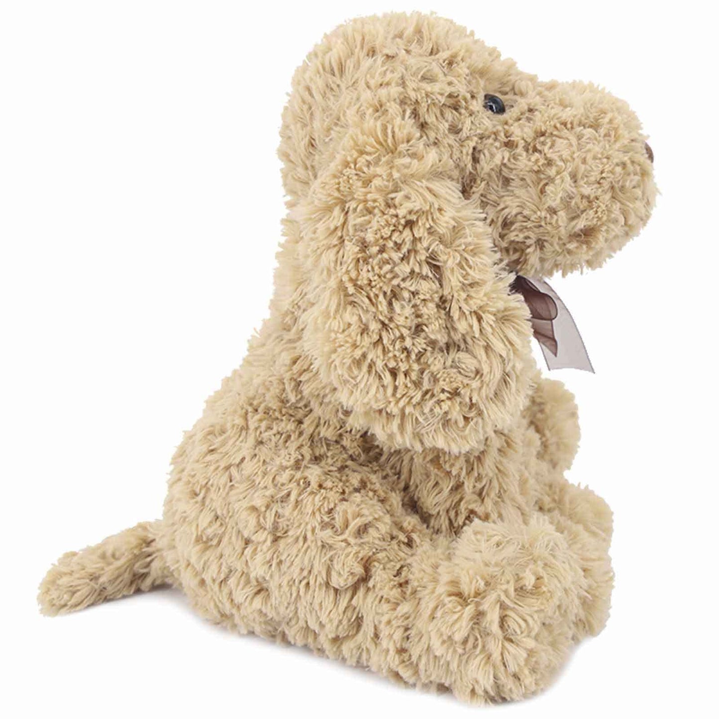 WEIGEDU Poodle Puppy Goldendoodle Plush Toy – 11.8-Inch Golden