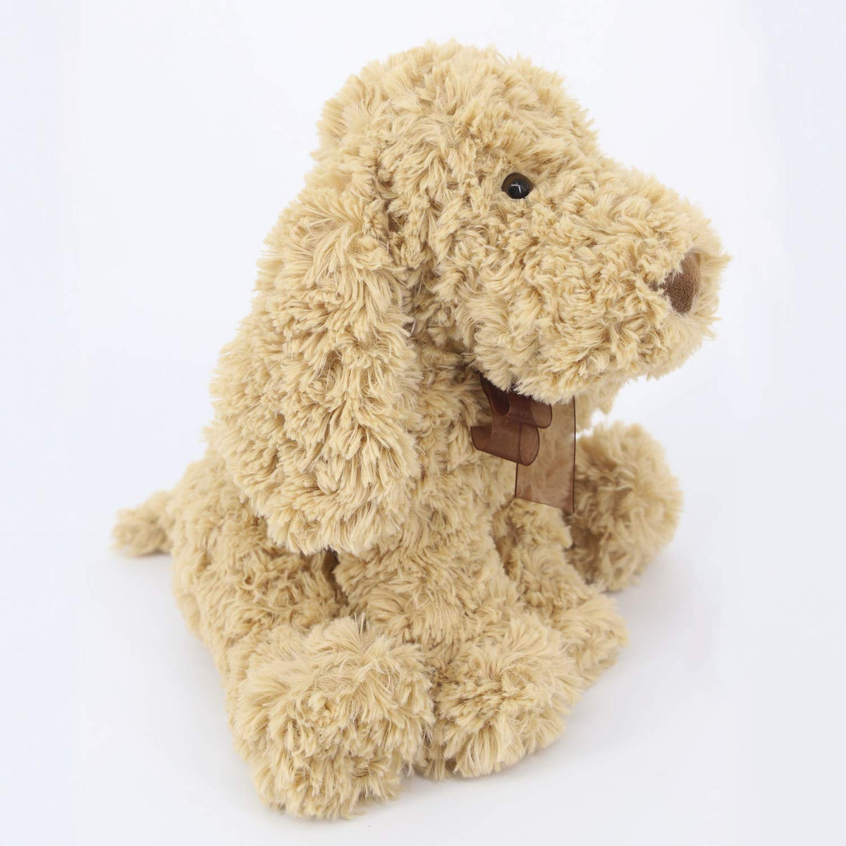 WEIGEDU Poodle Puppy Goldendoodle Plush Toy – 11.8-Inch Golden