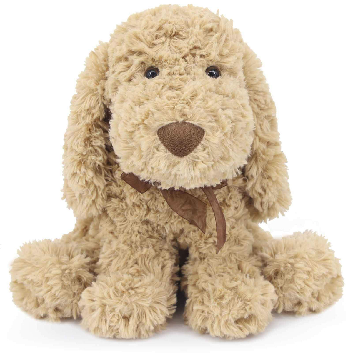 WEIGEDU Poodle Puppy Goldendoodle Plush Toy – 11.8-Inch Golden