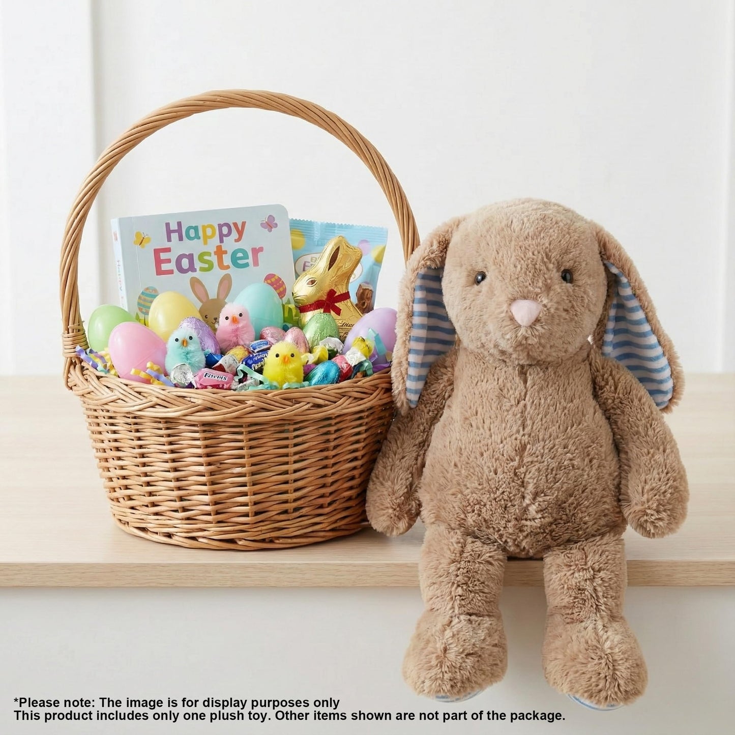 WEIGEDU Rabbit Bunny Plush Toy – 17.7-Inch Soft Stuffed Animal for Kids