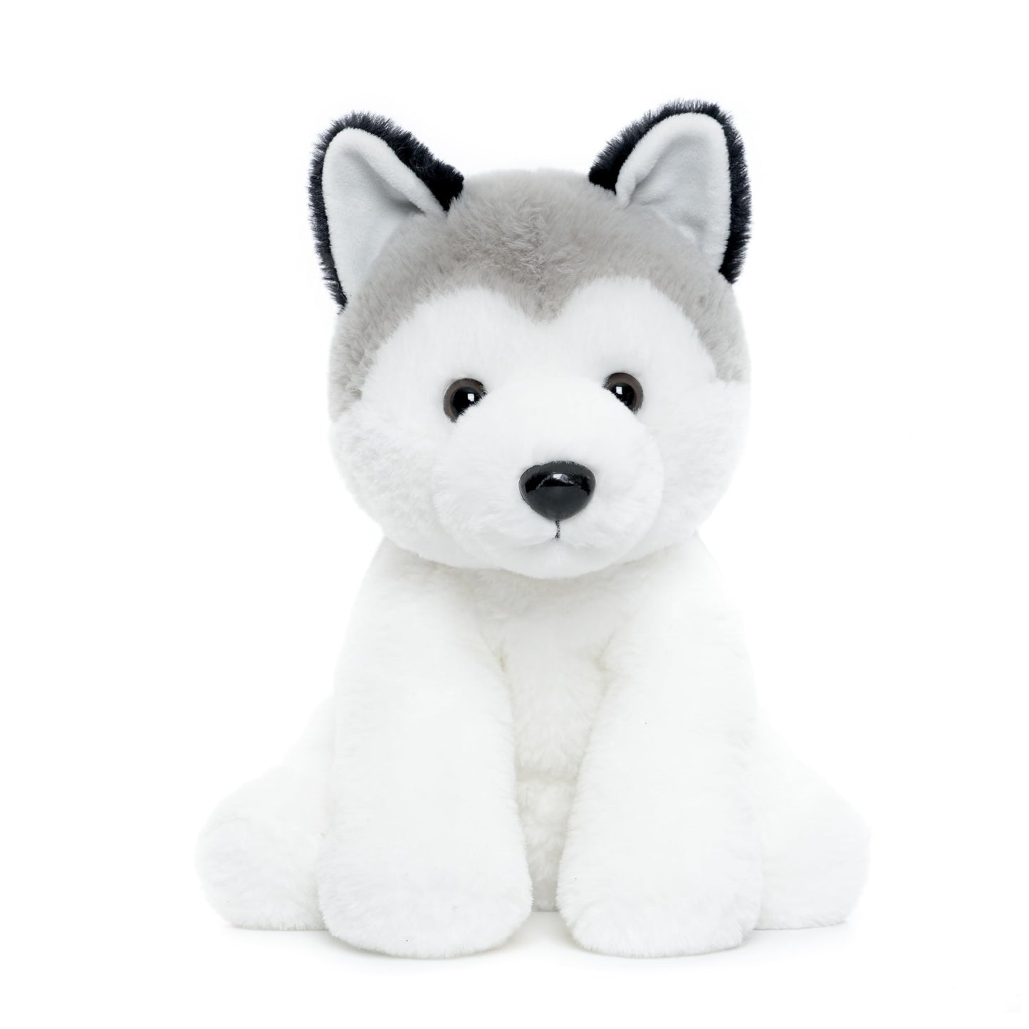 WEIGEDU Siberian Husky Stuffed Animal – 12in Soft Plush Toy for Kids, Gifts