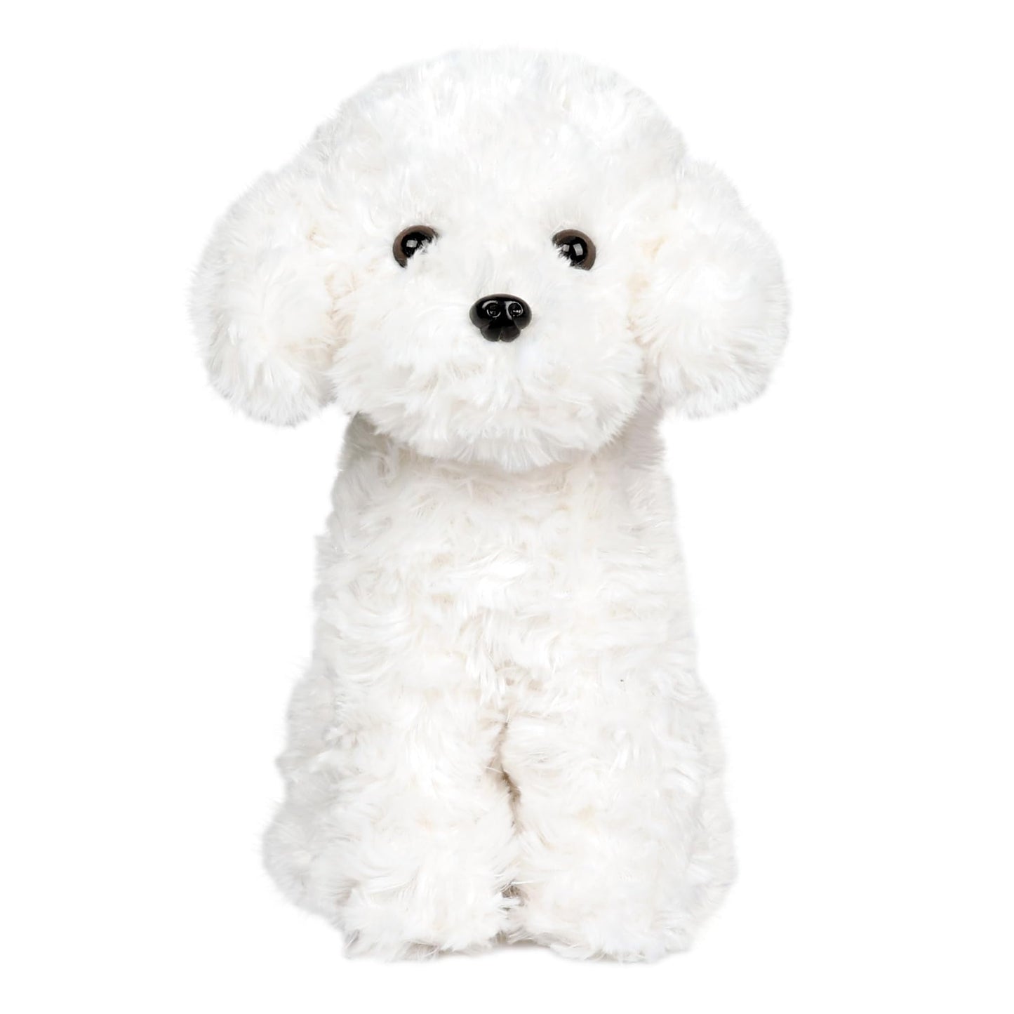 WEIGEDU White Toy Poodle Plush – 12.6-Inch Cuddle Puppy for Kids & Babies