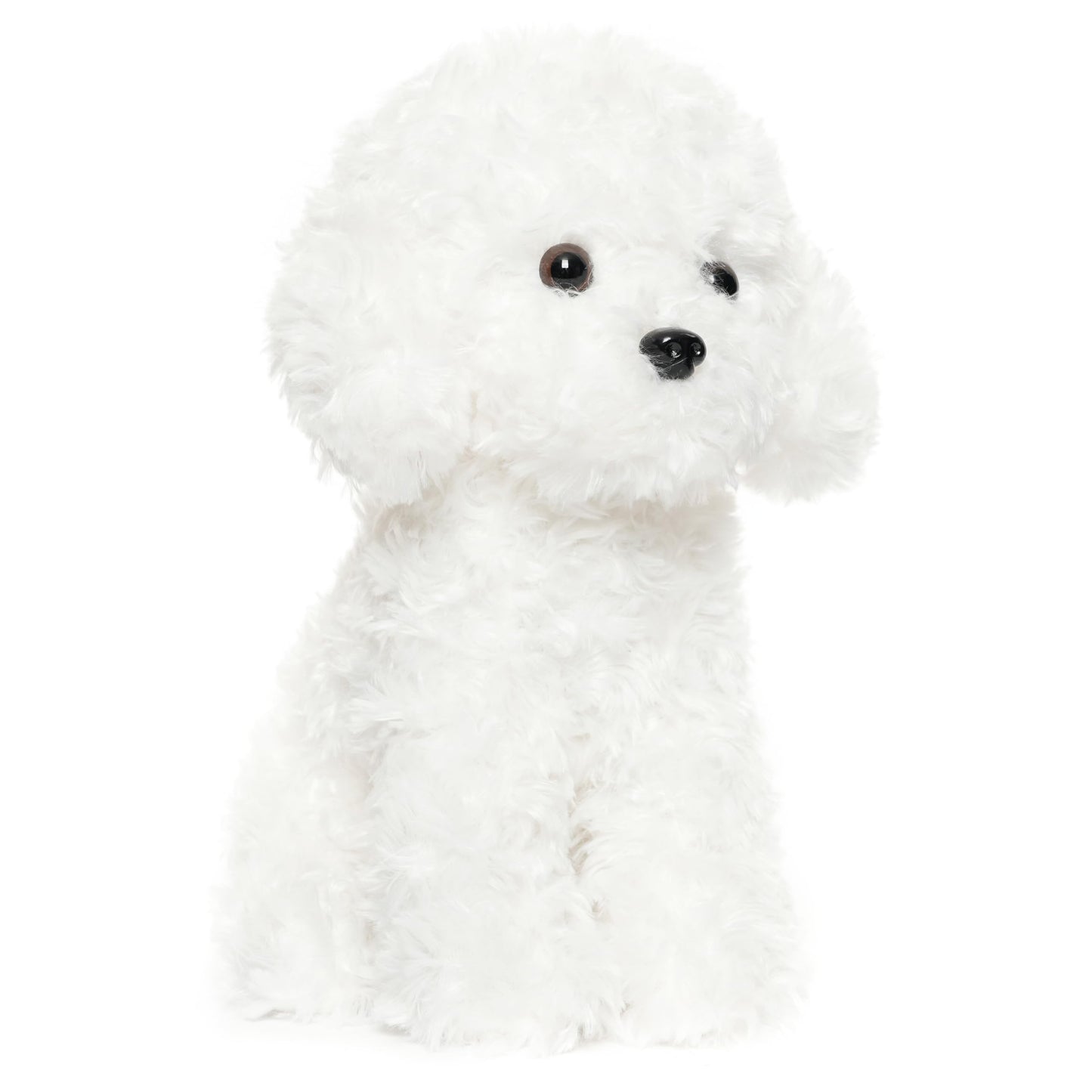 WEIGEDU White Toy Poodle Plush – 12.6-Inch Cuddle Puppy for Kids & Babies