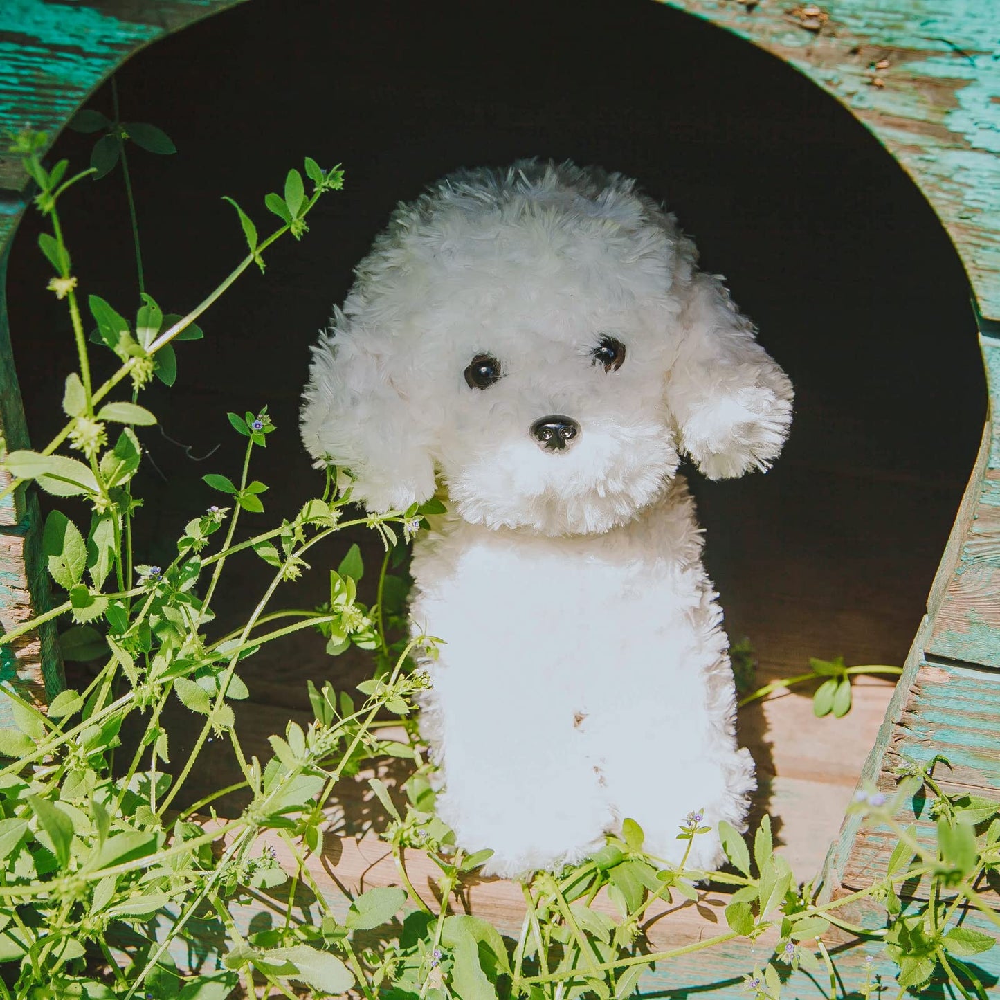 WEIGEDU White Toy Poodle Plush – 12.6-Inch Cuddle Puppy for Kids & Babies