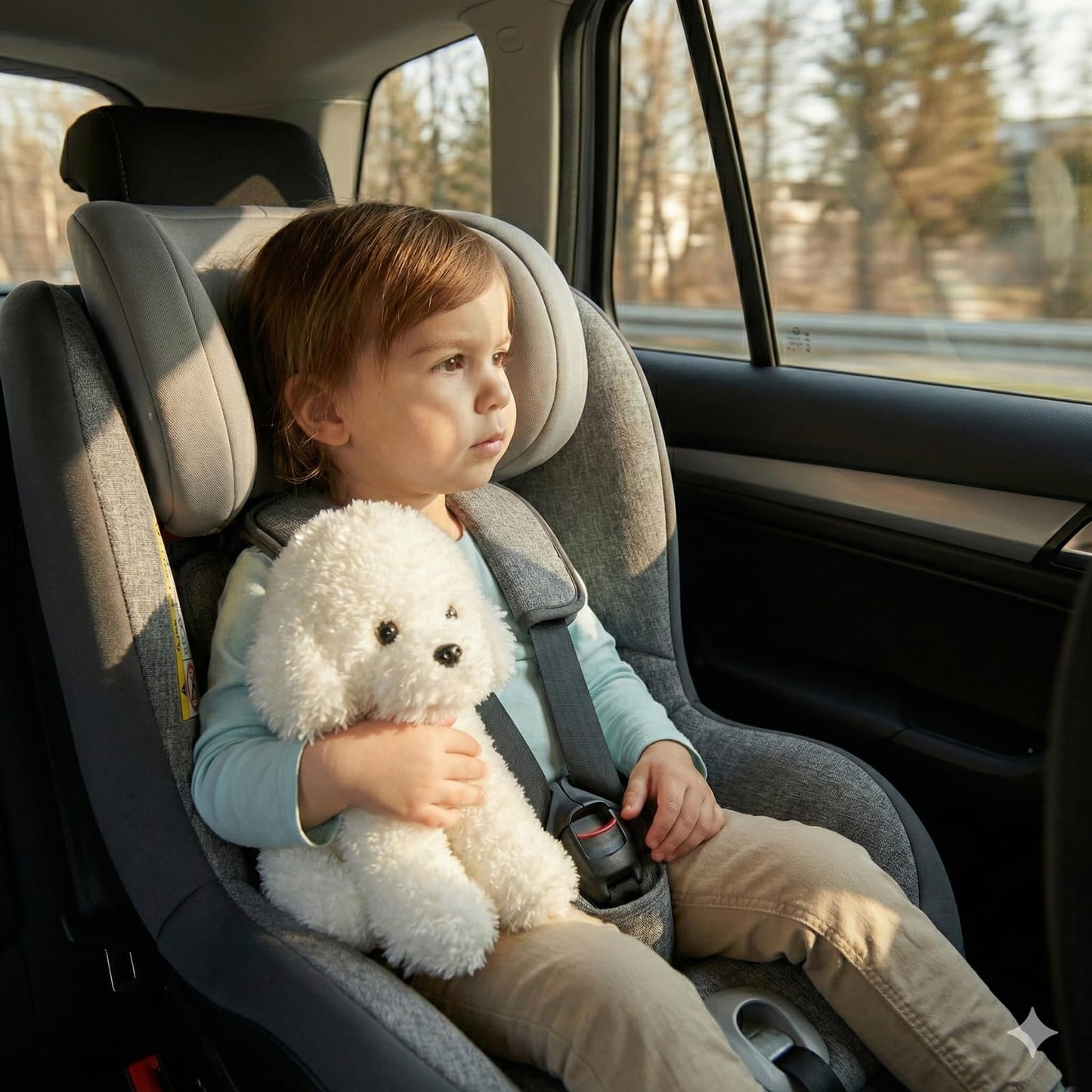 WEIGEDU White Toy Poodle Plush – 12.6-Inch Cuddle Puppy for Kids & Babies