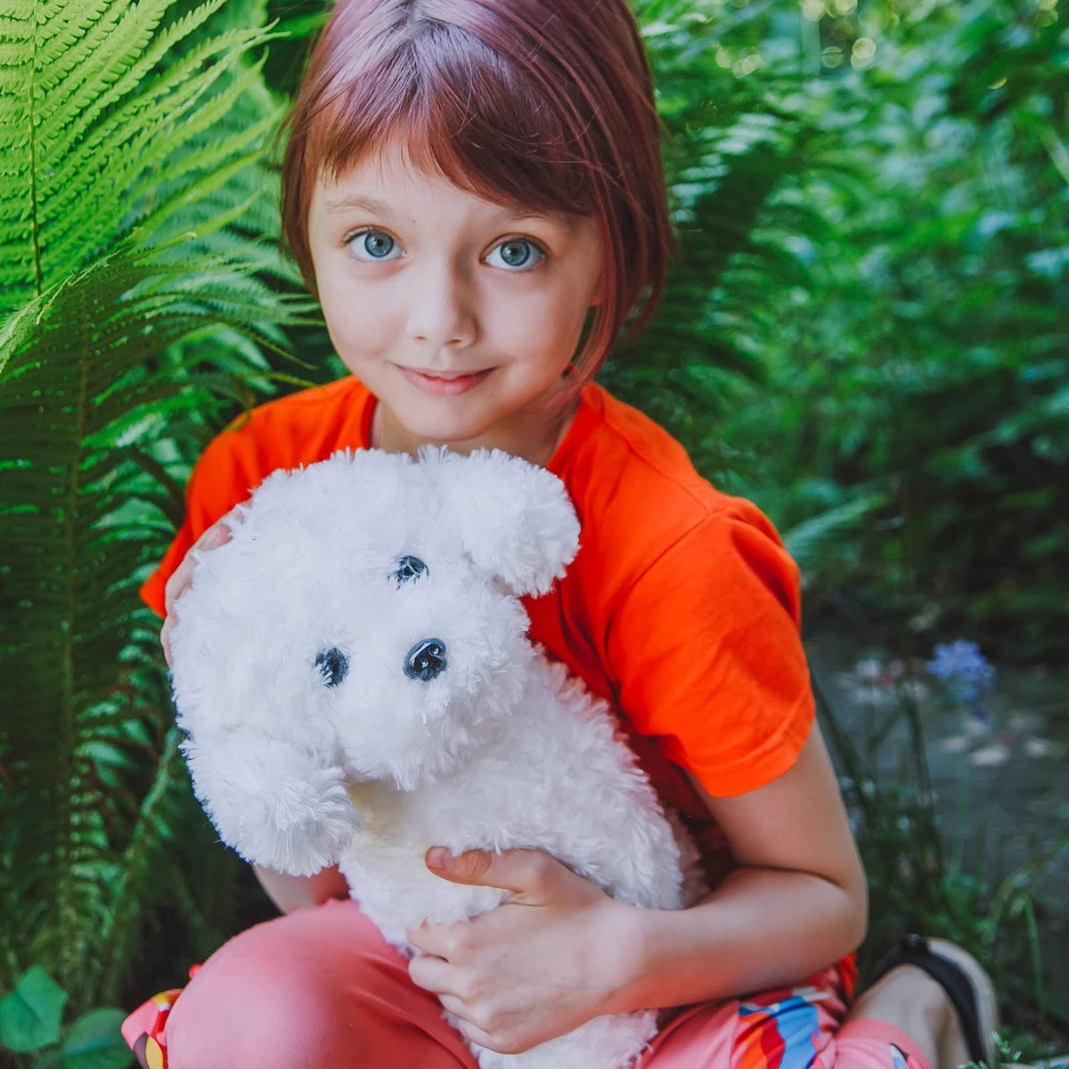 WEIGEDU White Toy Poodle Plush – 12.6-Inch Cuddle Puppy for Kids & Babies