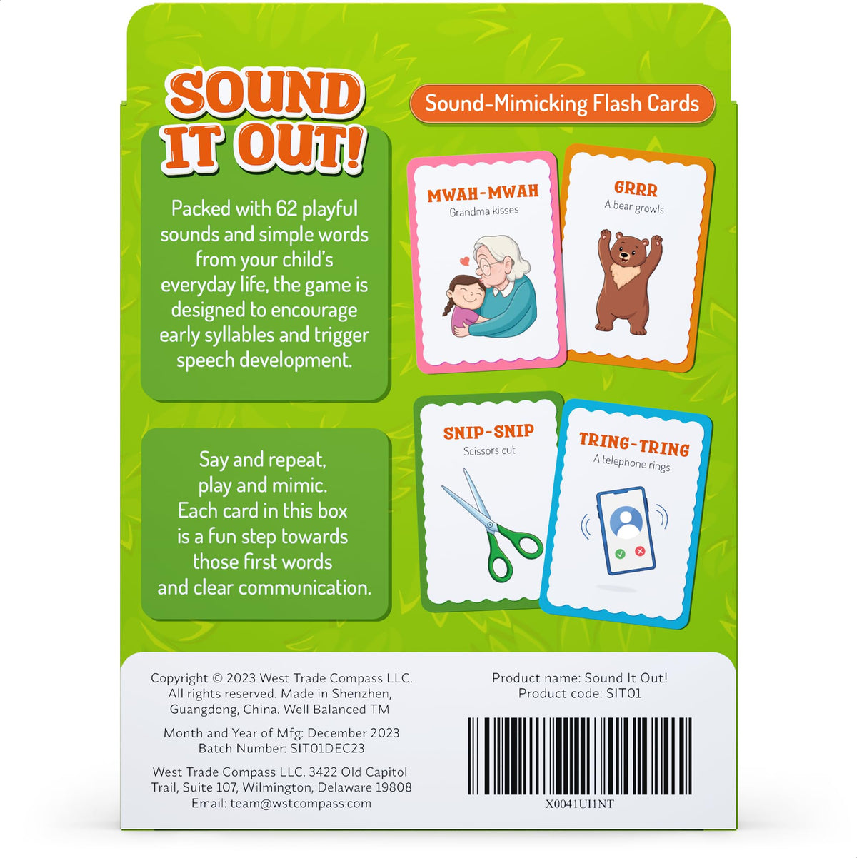 Well Balanced Speech Therapy Toys for Toddlers 1–4 | 62 Sounds & Daily Words
