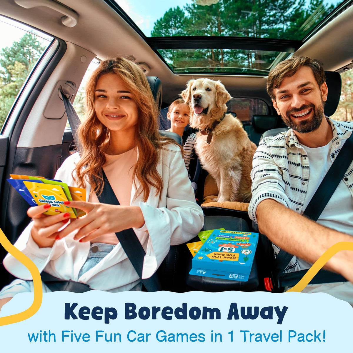 WELL BALANCED 5-in-1 Road Trip Games for Kids 4-8 | Screen-Free Car Activities