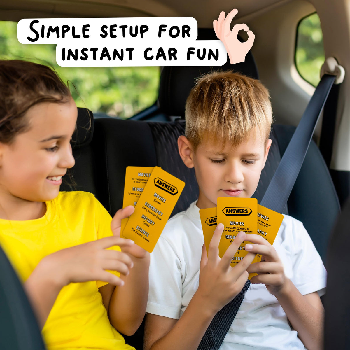 WELL BALANCED Road Trip Trivia – Family Car Games for Ages 8+ | 140 Questions