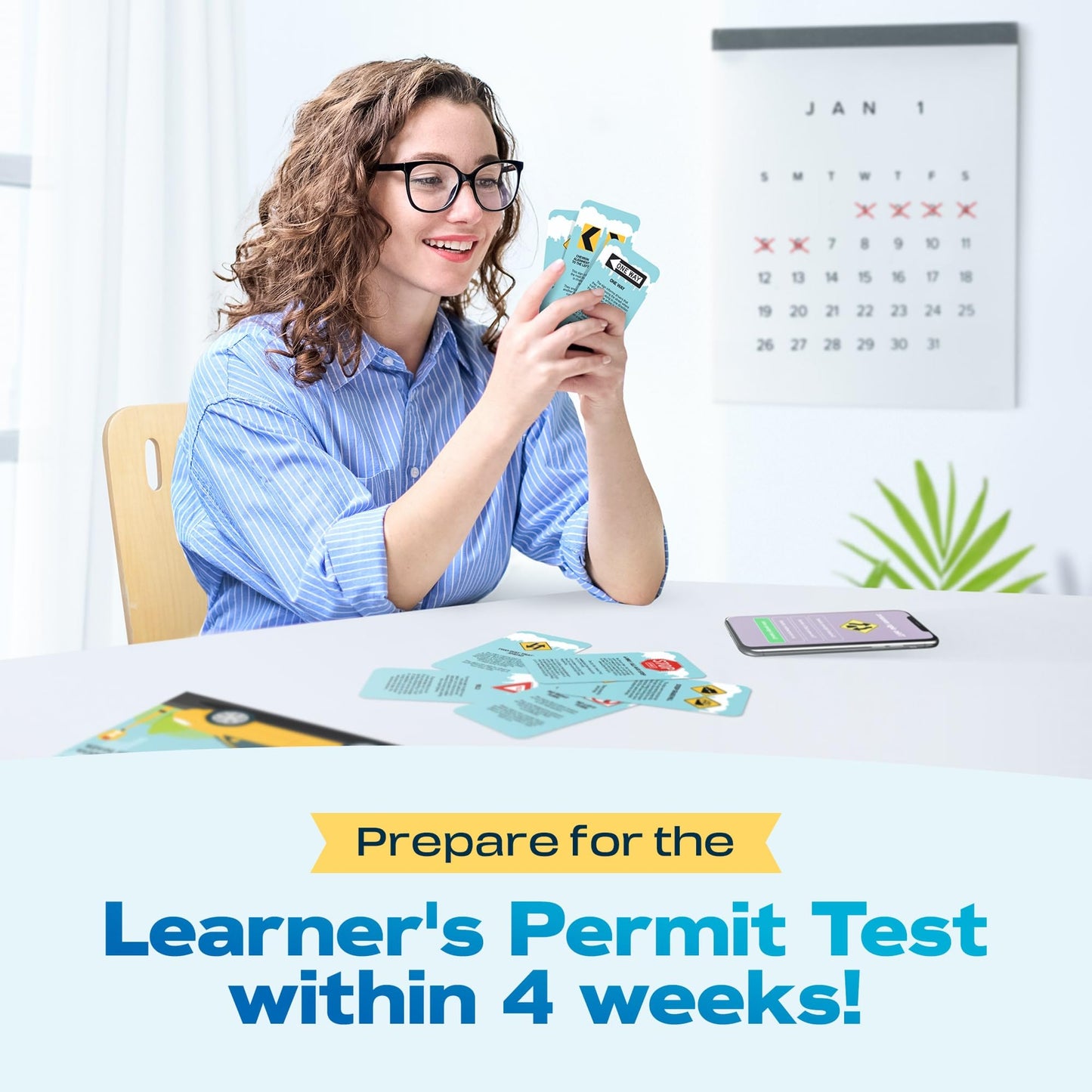 WELL BALANCED Driving Exam Pass Kit for Teens (15-18) | All-in-One Driver's Study Gift