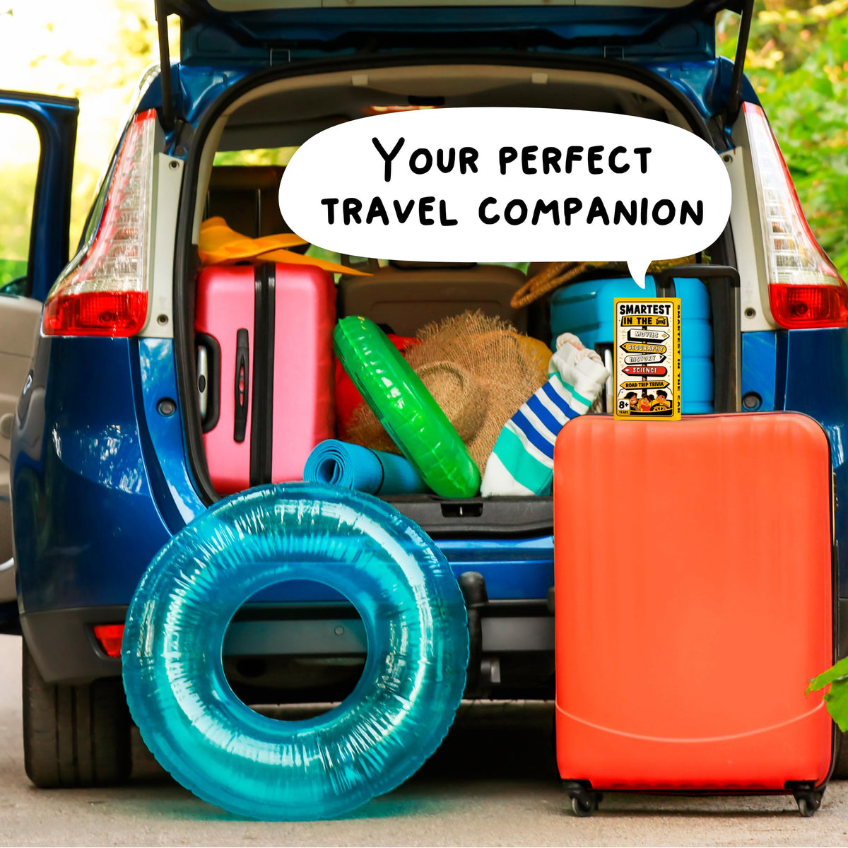WELL BALANCED Road Trip Trivia – Family Car Games for Ages 8+ | 140 Questions