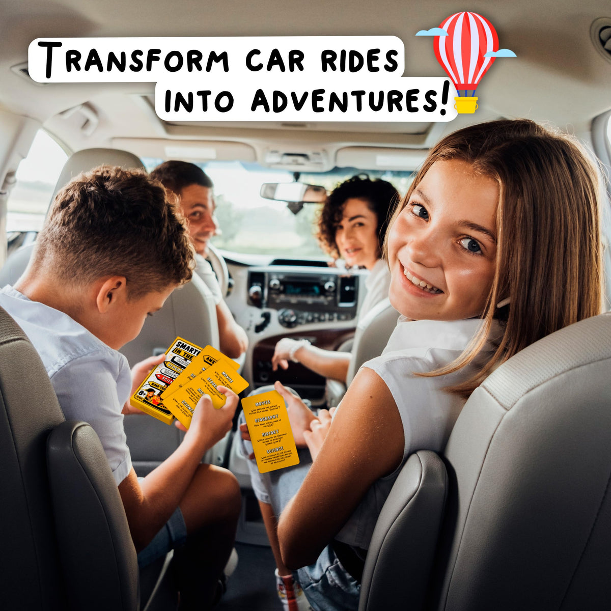 WELL BALANCED Road Trip Trivia – Family Car Games for Ages 8+ | 140 Questions