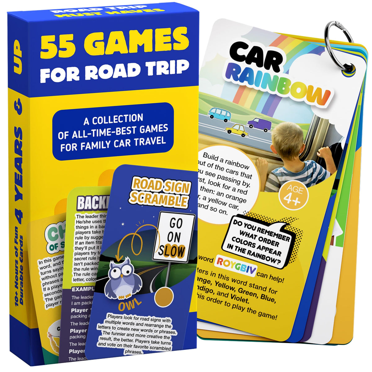 WELL BALANCED Road Trip Games — 55 Fun Car Games for Kids and Adults