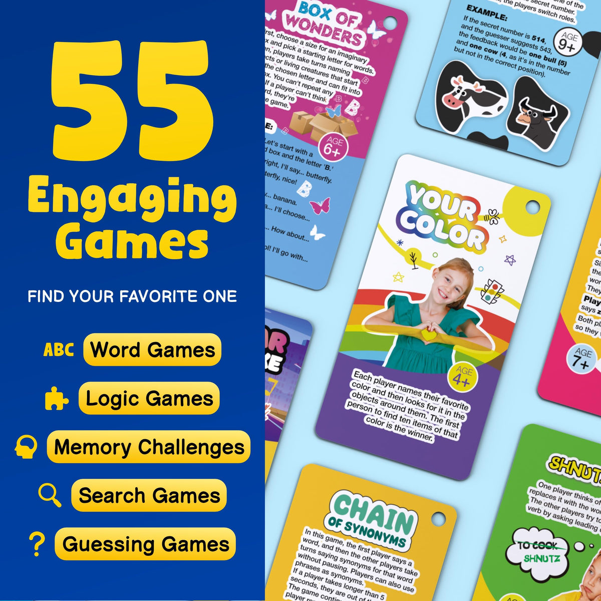 WELL BALANCED Road Trip Games — 55 Fun Car Games for Kids and Adults