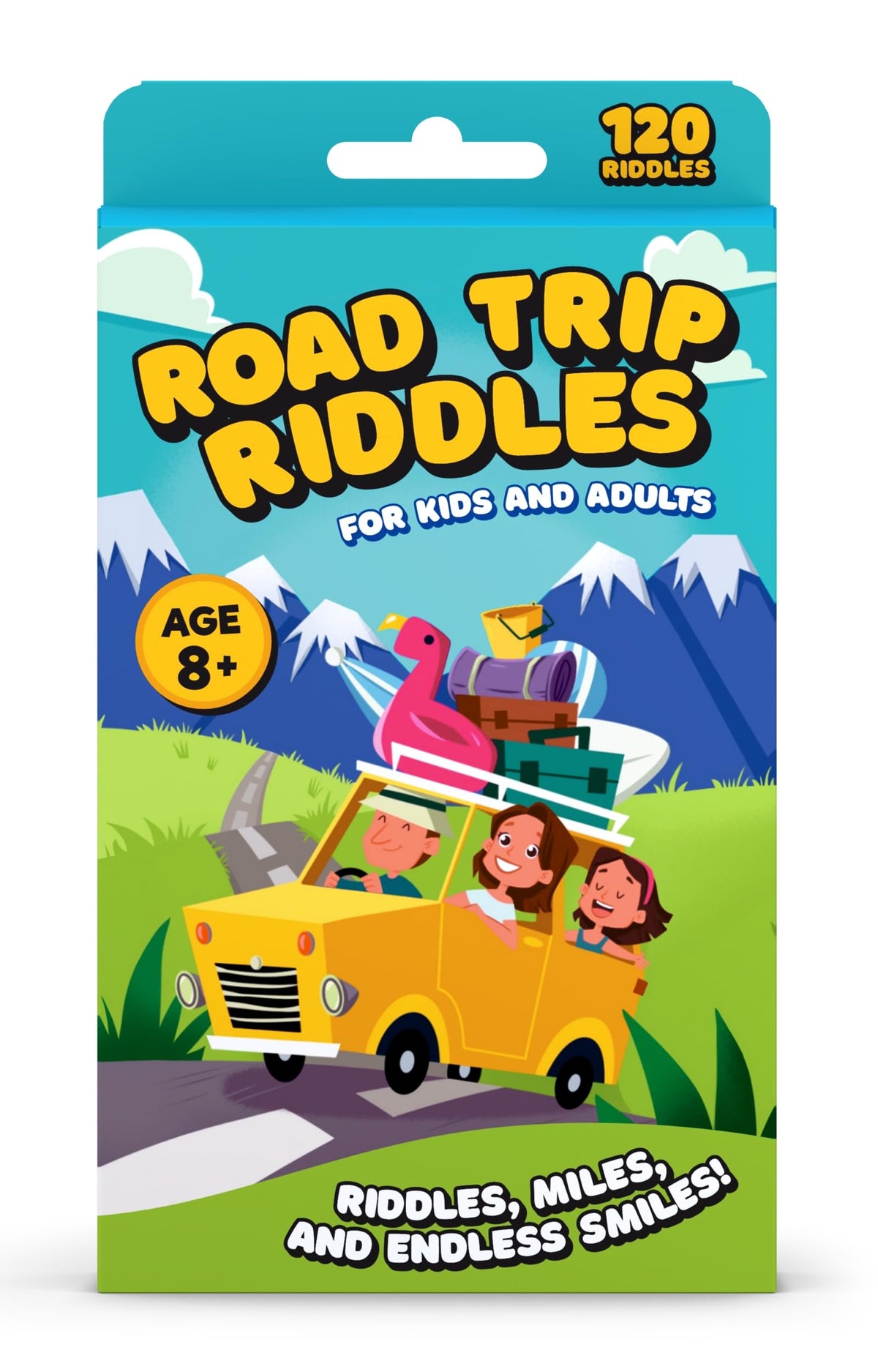 WELL BALANCED 120 Road Trip Riddles – Family Car Game for Kids 8+