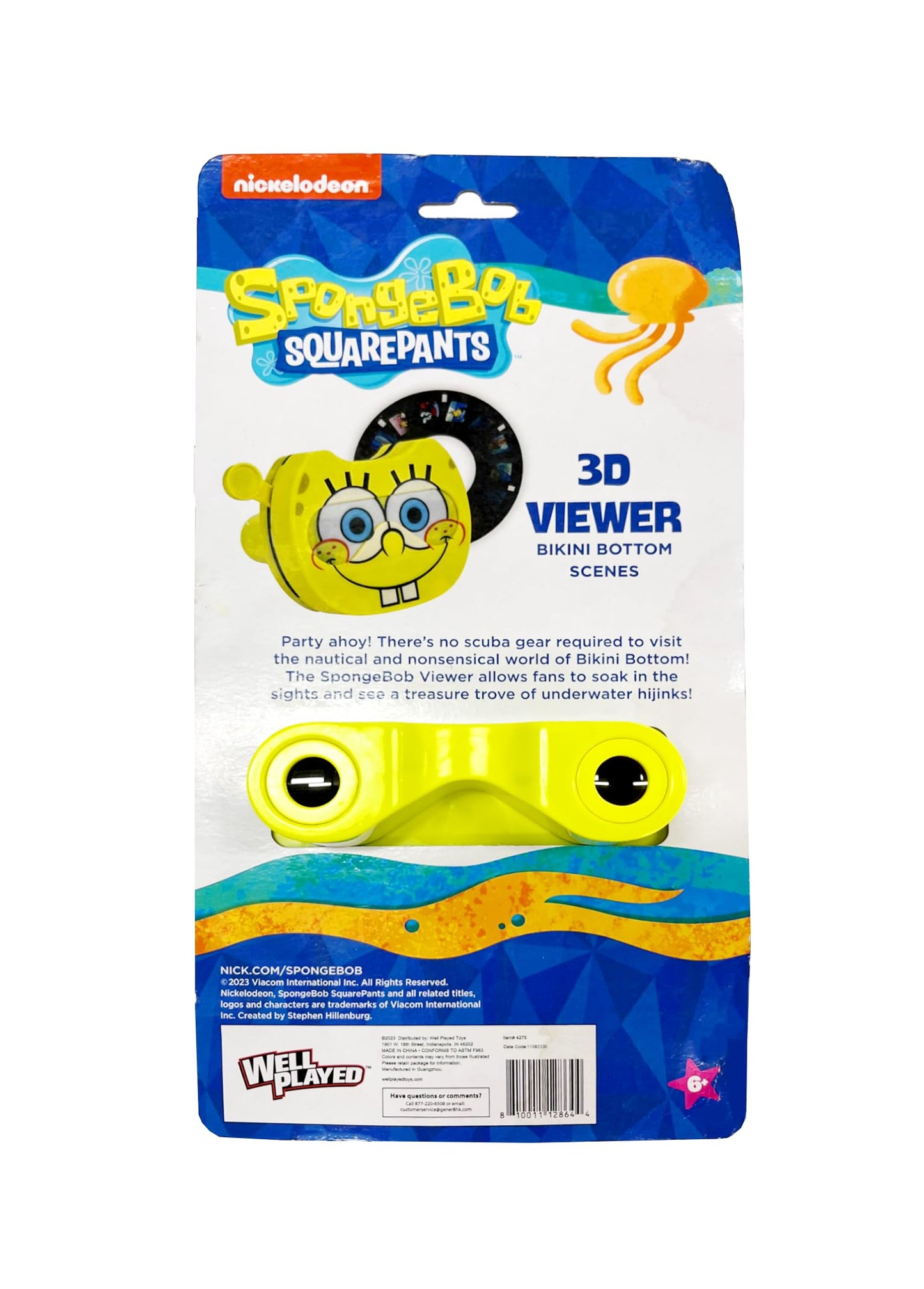 Well Played SpongeBob 3D Viewer – Interactive Viewfinder for Kids 6+