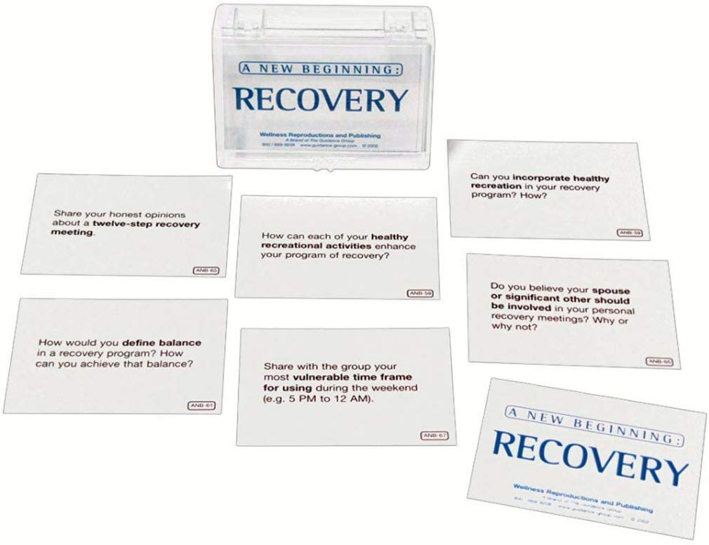 A New Beginning Recovery Card Game by Wellness Reproductions & Publishing | Group and Personal Recovery Skills