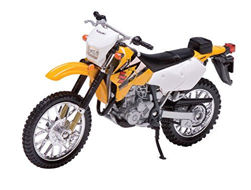 Welly Die Cast Motorcycle Yellow Suzuki DR-Z400S - 1:18 Scale | Collectible Diecast Bike