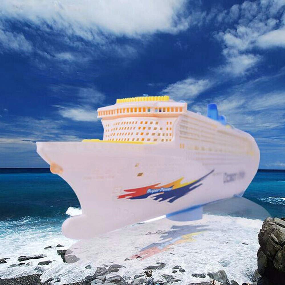 Wenini XAPUNK Colorful Ocean Liner Cruise Ship Toy with LED Lights and Sound