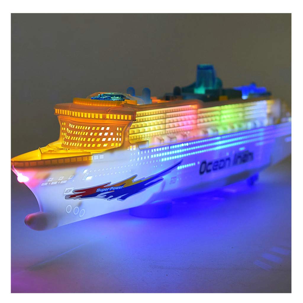 Wenini XAPUNK Colorful Ocean Liner Cruise Ship Toy with LED Lights and Sound