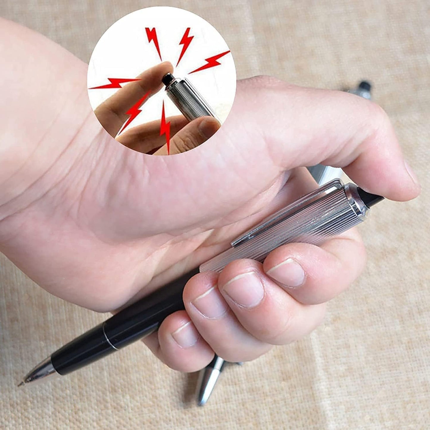 Wentoenapp Electric Shock Pen Prank — Harmless Gag Gadget for Fool's Day & Office Pranks