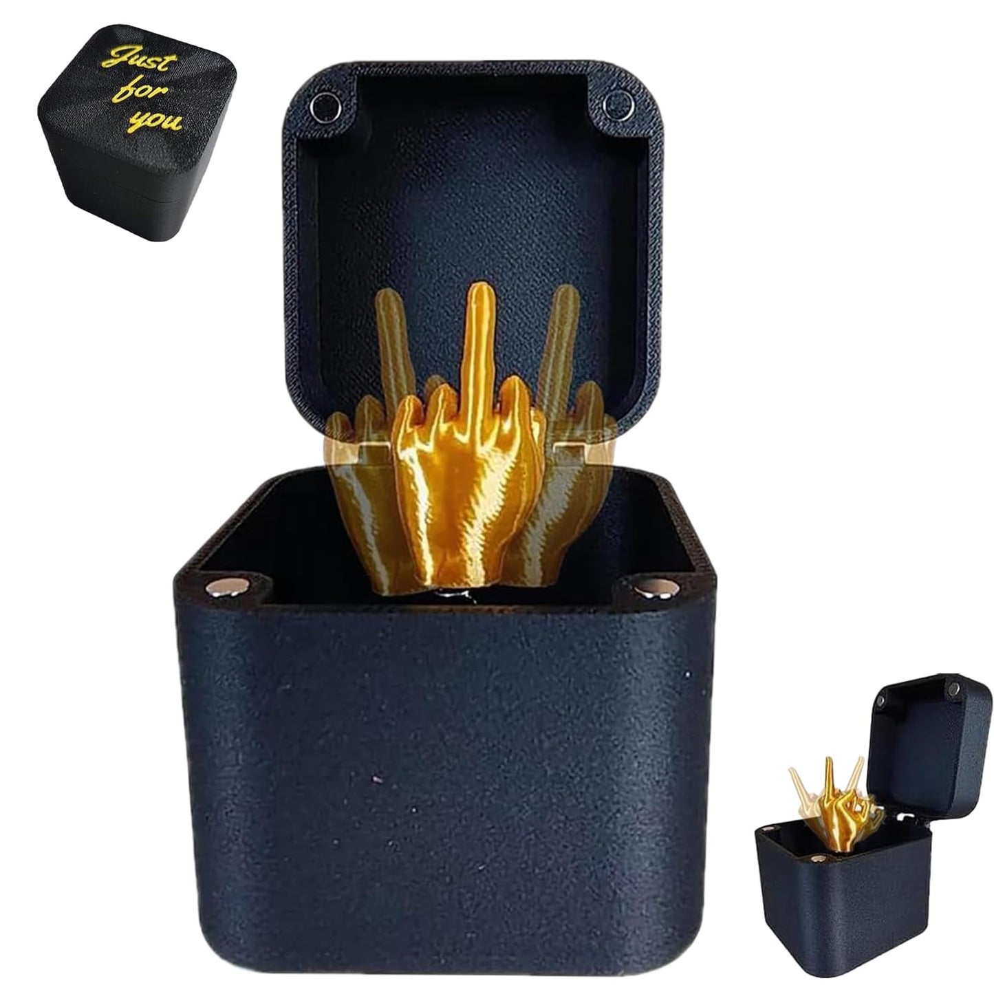 Wercow Finger Box – Funny Pop-Up Ring Box Gift for Office & Home