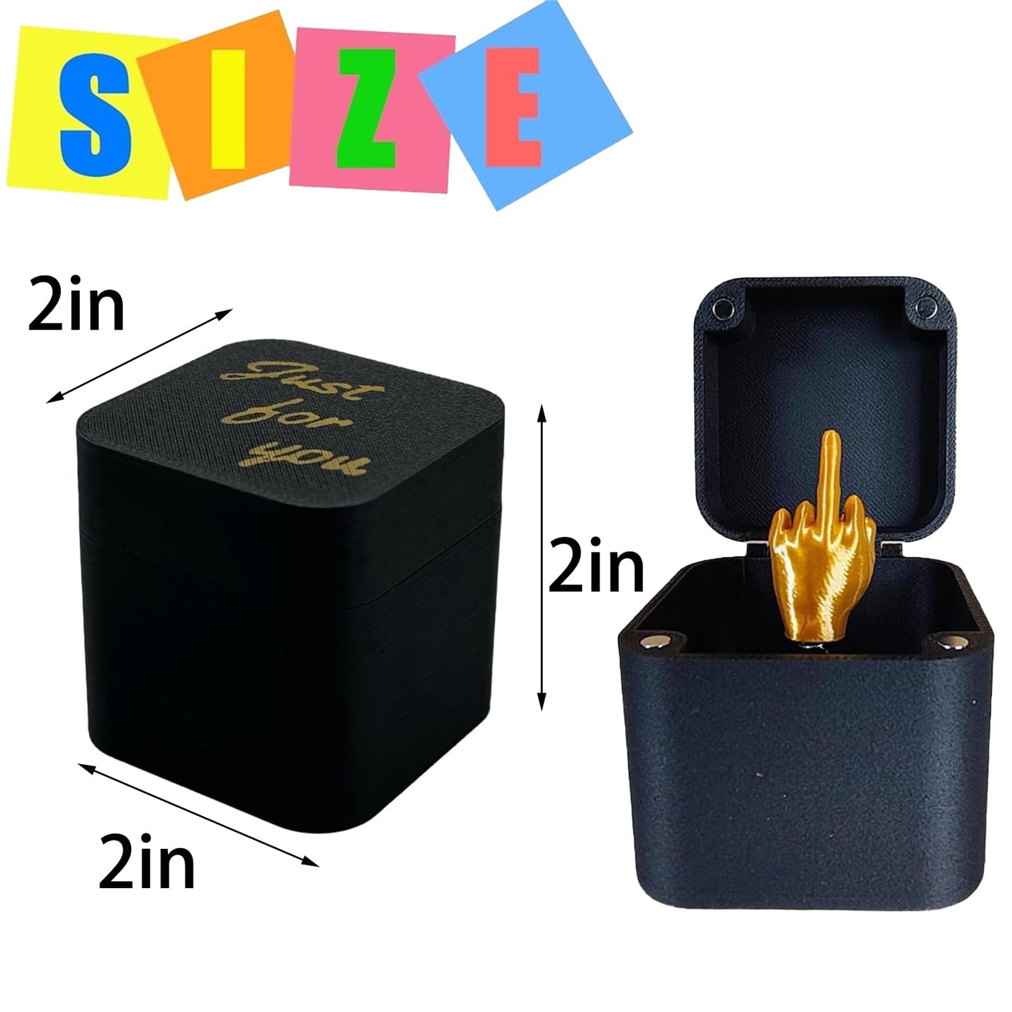 Wercow Finger Box – Funny Pop-Up Ring Box Gift for Office & Home
